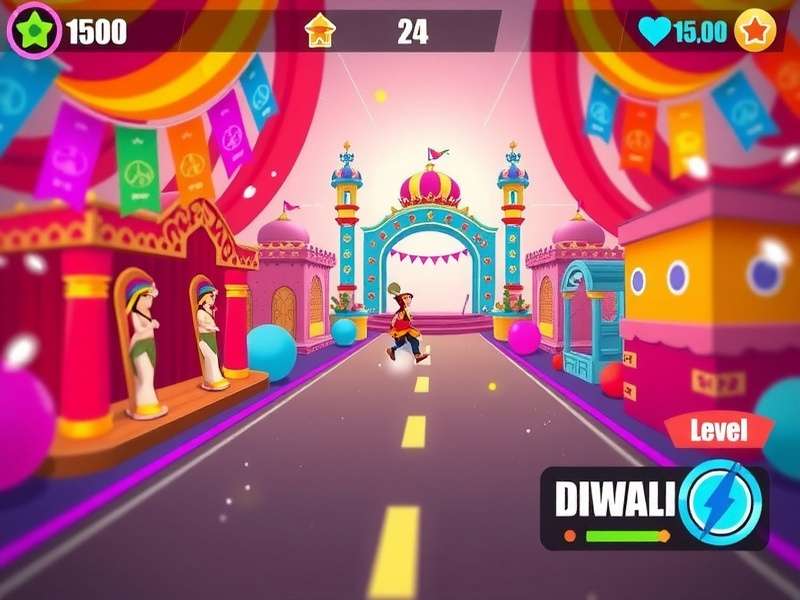 Carnival Dash Delight level progression interface